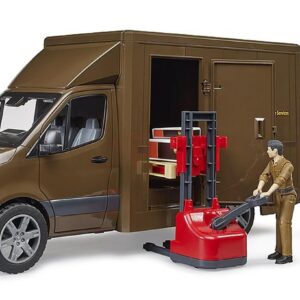 Alternative view of BRUDER Mercedes-Benz Sprinter UPS — Camionnette avec accessoires