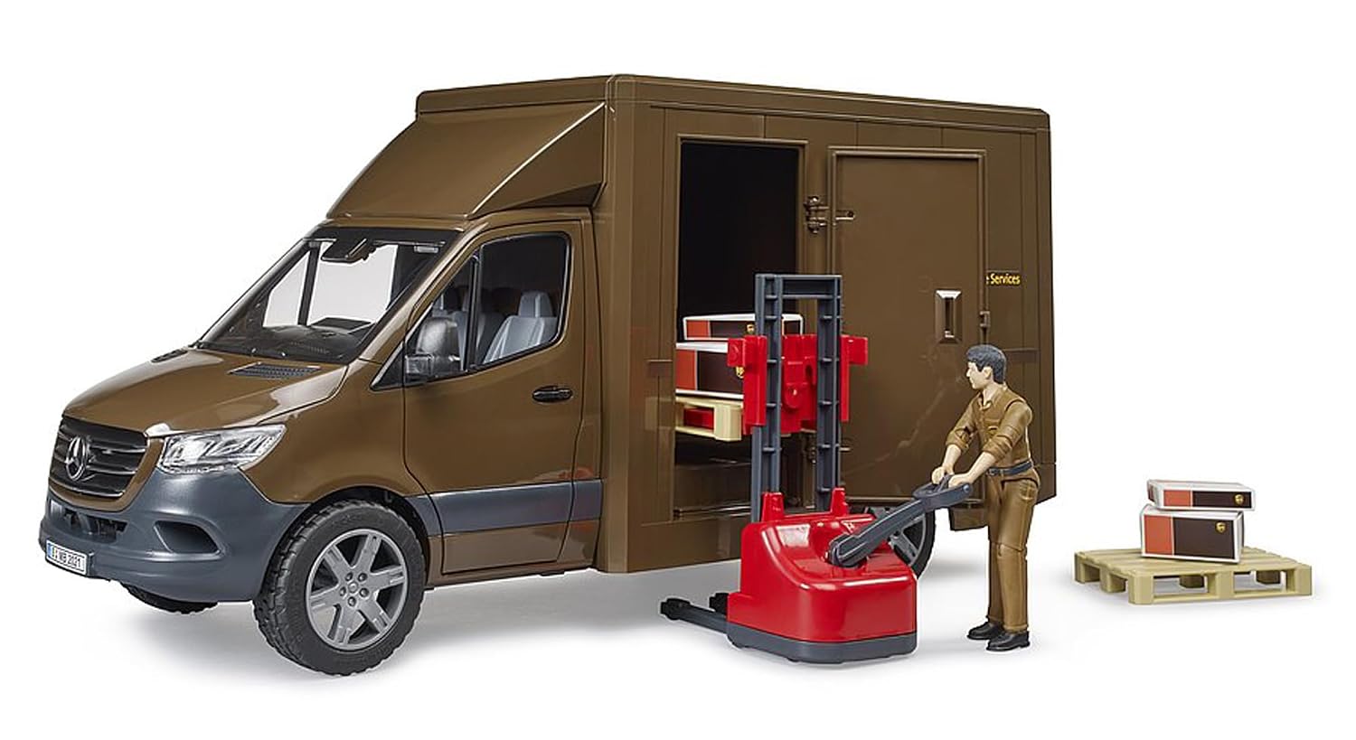 BRUDER Mercedes-Benz Sprinter UPS — Camionnette avec accessoires – Image 2
