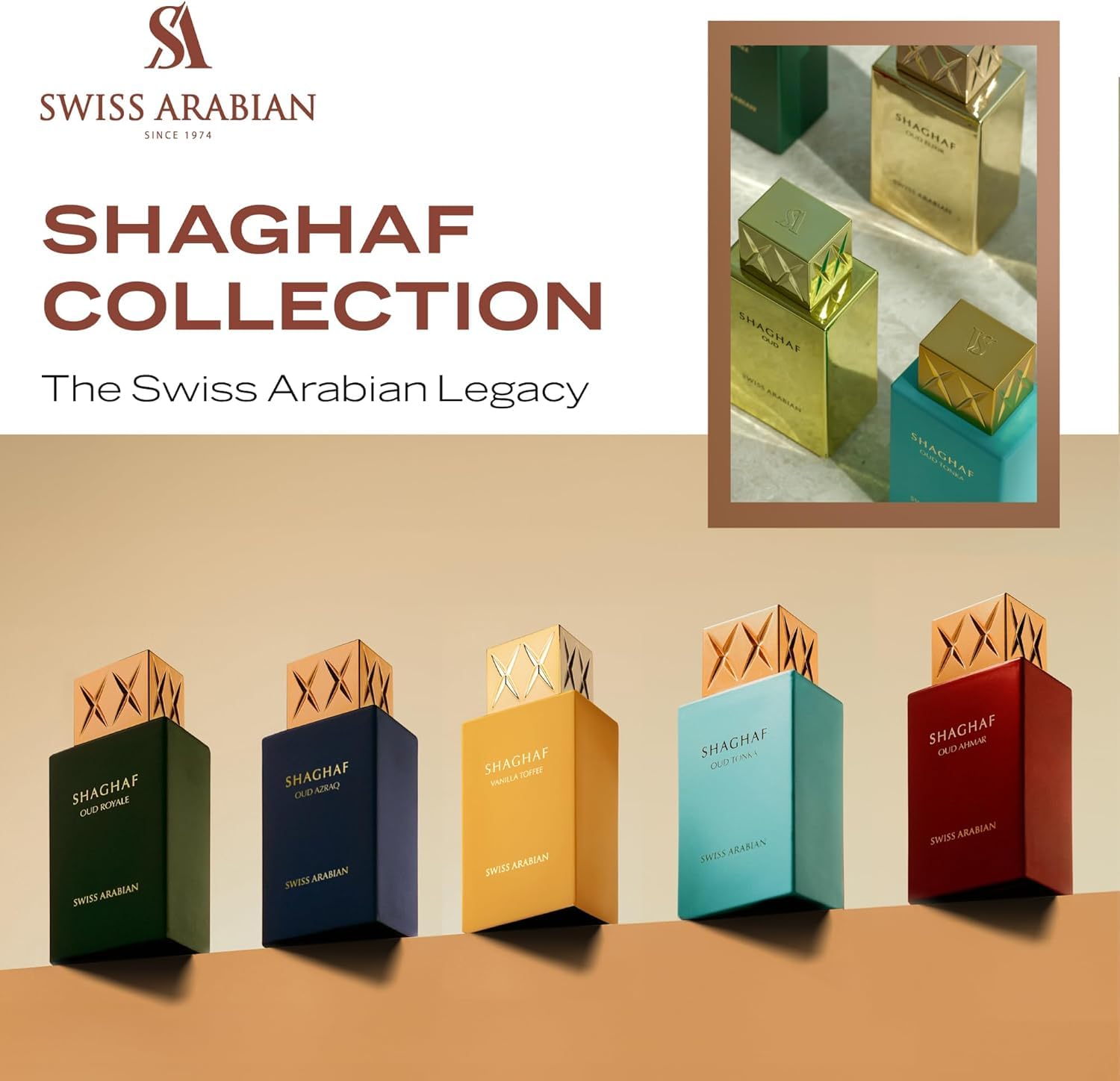 SWISS ARABIAN Shaghaf Oud Aswad — Eau de Parfum unisexe 75 ml – Image 4