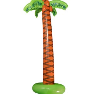 W WIDMANN MILANO Party Fashion - 2392C - Palmier gonflable, hauteur environ 180 cm, décoration, beach party, fête à thème