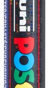 Faber-Castell uni-ball 186579 - Marqueur POSCA à pointe ogive fine, violet pailleté