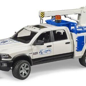 bruder 02509 - RAM 2500 Service Truck avec gyrophare, Véhicules, Jeep, Camionnette, Jouets à partir de 4 ans