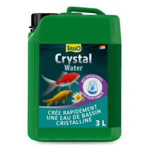 Tetra Pond CrystalWater – Clarificateur d’Eau de Bassin – Favorise une Eau Cristalline - Agglomère et facilite l’élimination des particules en suspension – 3 L