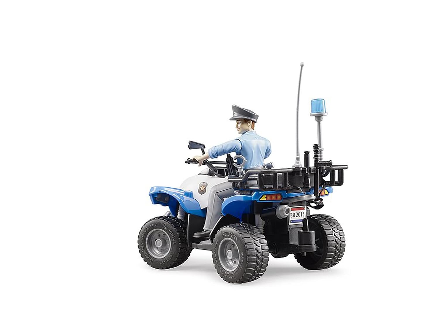 BRUDER — Quad de police avec policier et équipement – Image 2