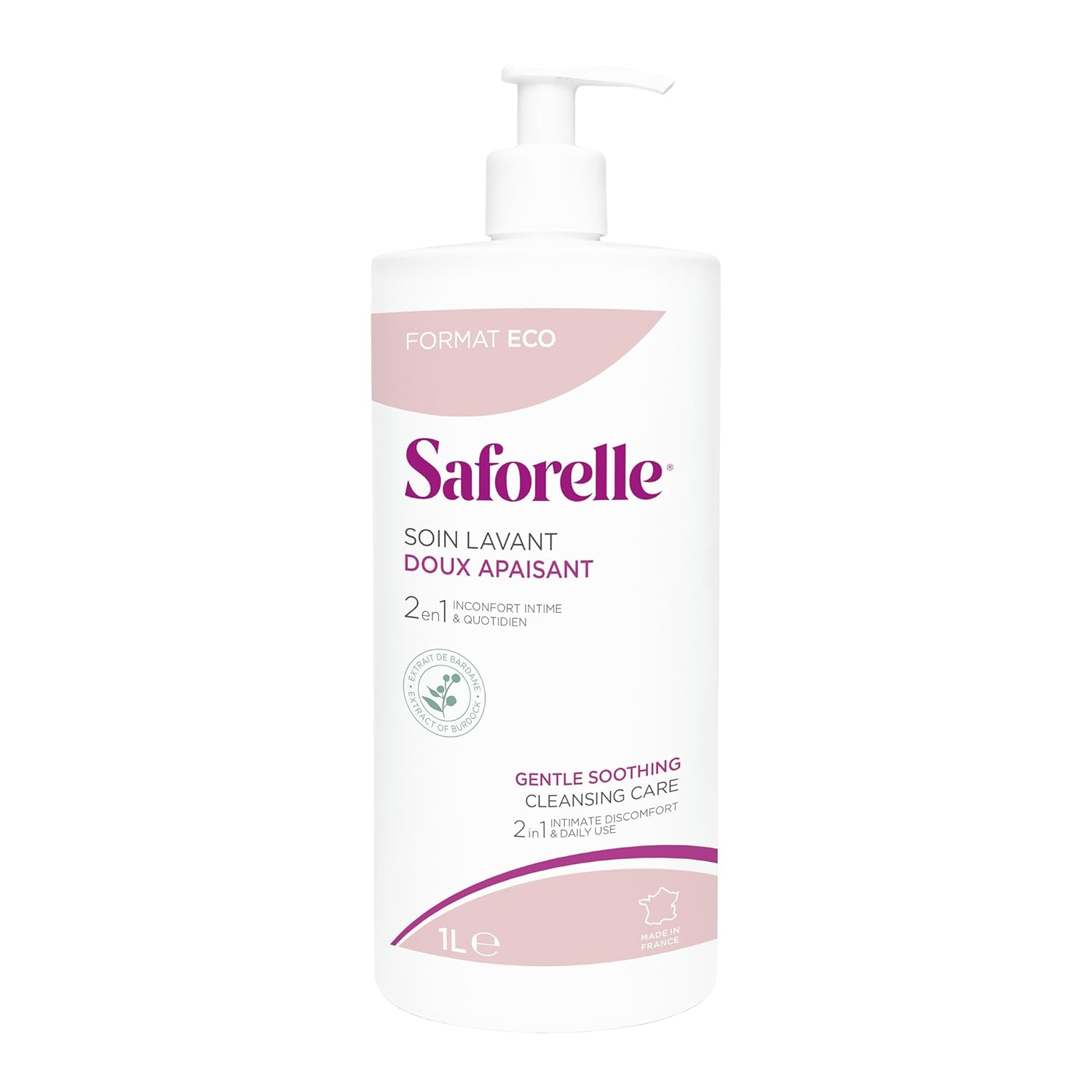 SAFORELLE — Soin lavant doux apaisant 1 L