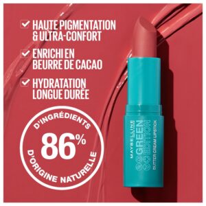 Alternative view of MAYBELLINE NEW YORK Green Edition — Rouge à lèvres satiné Shore 12