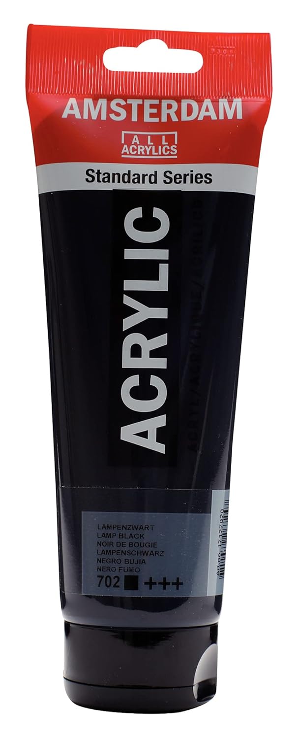 Amsterdam Standard Series Acrylique Tube 250 ml Noir de Bougie 702 (17127020)