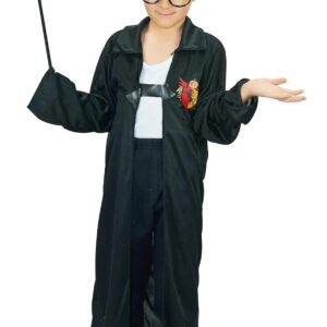 P'TIT CLOWN - Costume Apprenti Sorcier - Sorcière - Déguisement Parfait pour Carnaval, Fêtes Costumées et Évènements à Thème (10-12 ans)