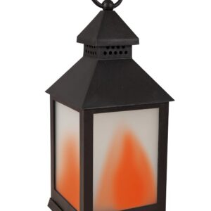 P'TIT CLOWN - 17942 - Lanterne Lumineuse - LED - 24 cm - Décoration spéciale Halloween - Fonctionne avec 3 Piles AAA (Non incluses)