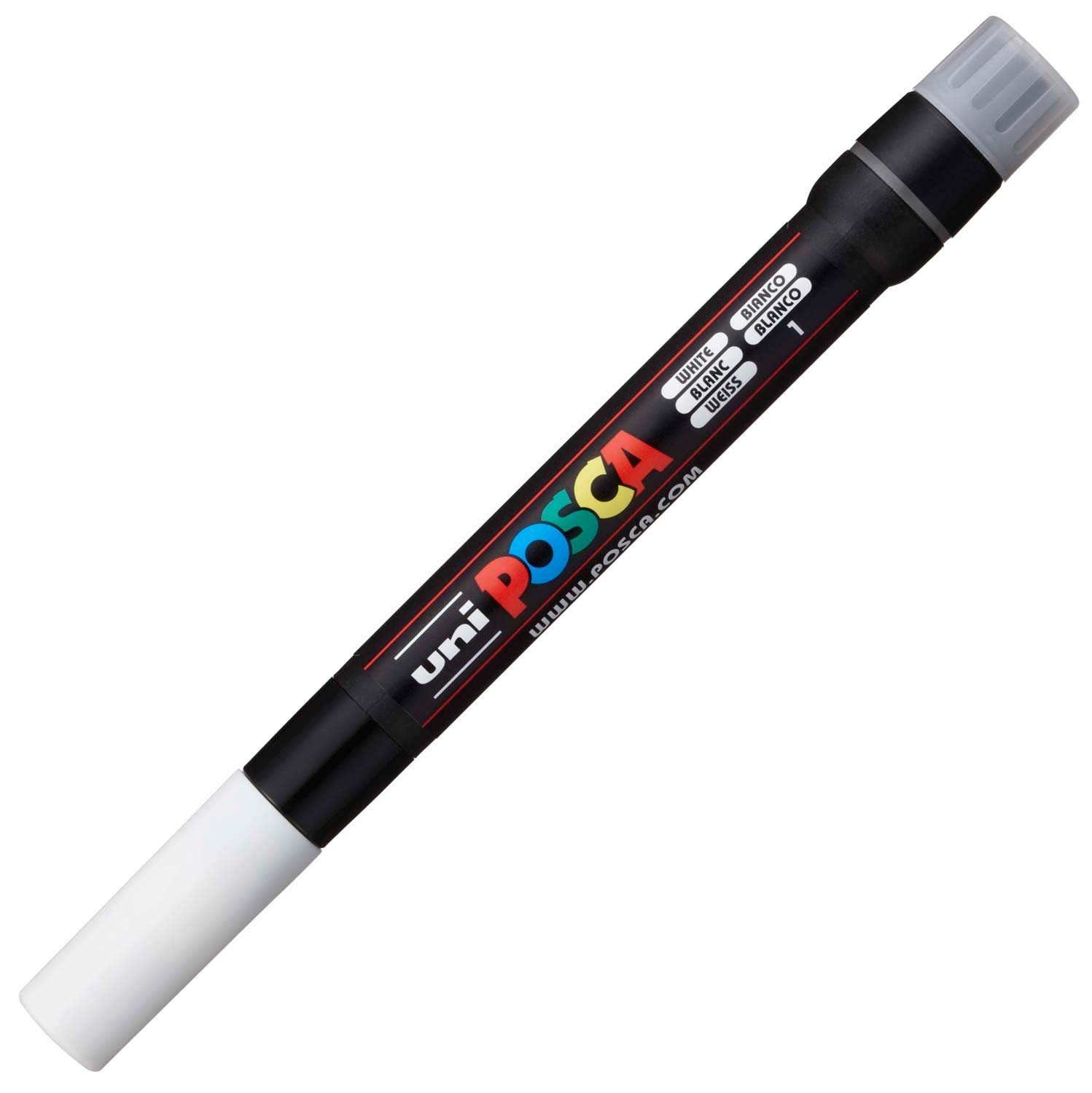 Uni-Ball Posca Brush PCF-350 Marqueur Blanc