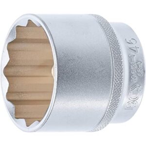 BGS 10651-1 | Douille pour clé, douze pans | 12,5 mm (1/2") | 46 mm