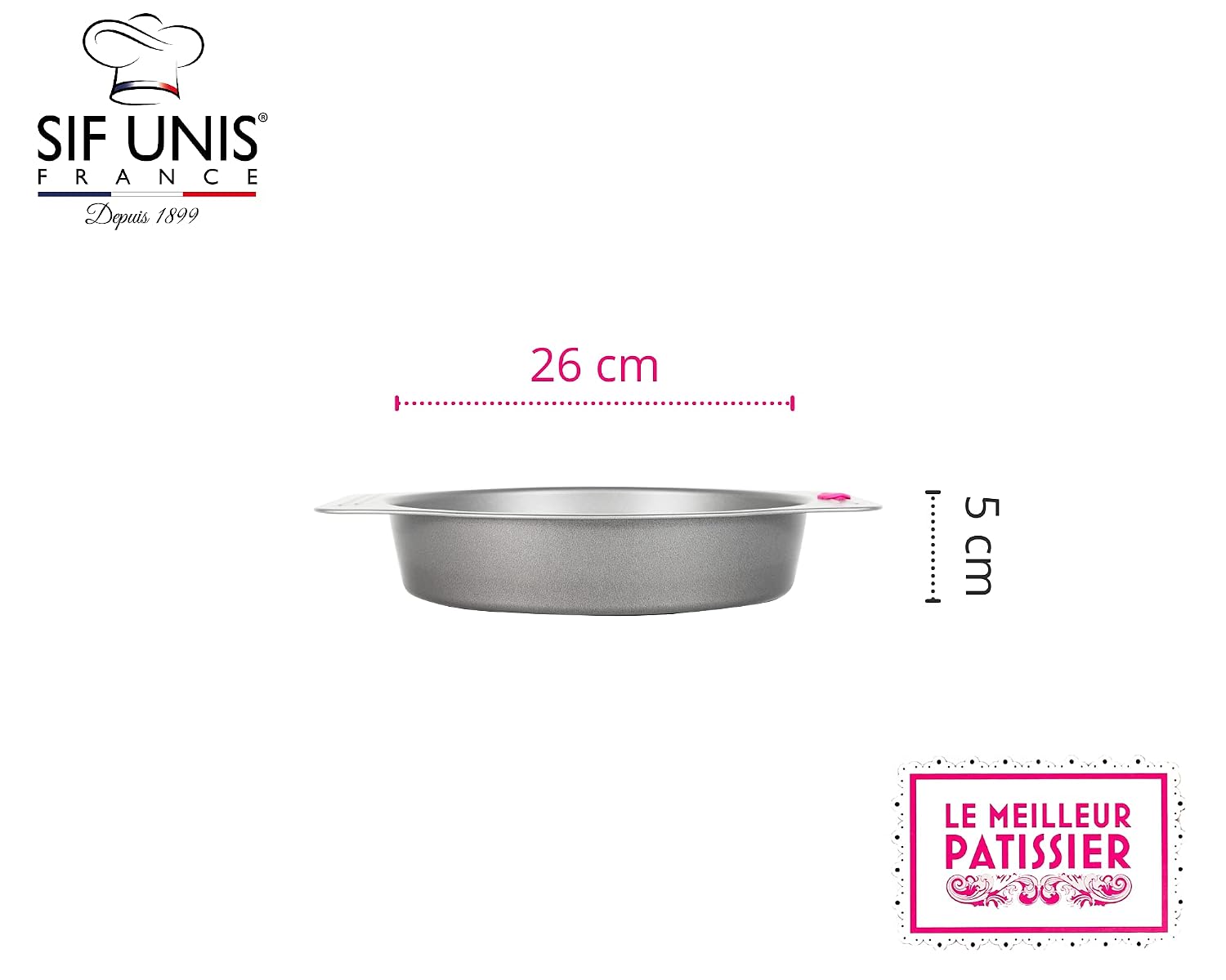 SIF UNIS France — Moule à manqué rond antiadhésif Ø 26 cm – Image 4