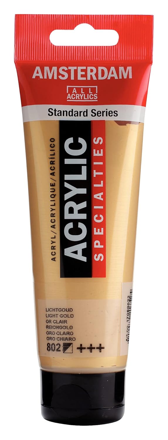 AMSTERDAM Standard Series — Peinture acrylique 120 ml or clair