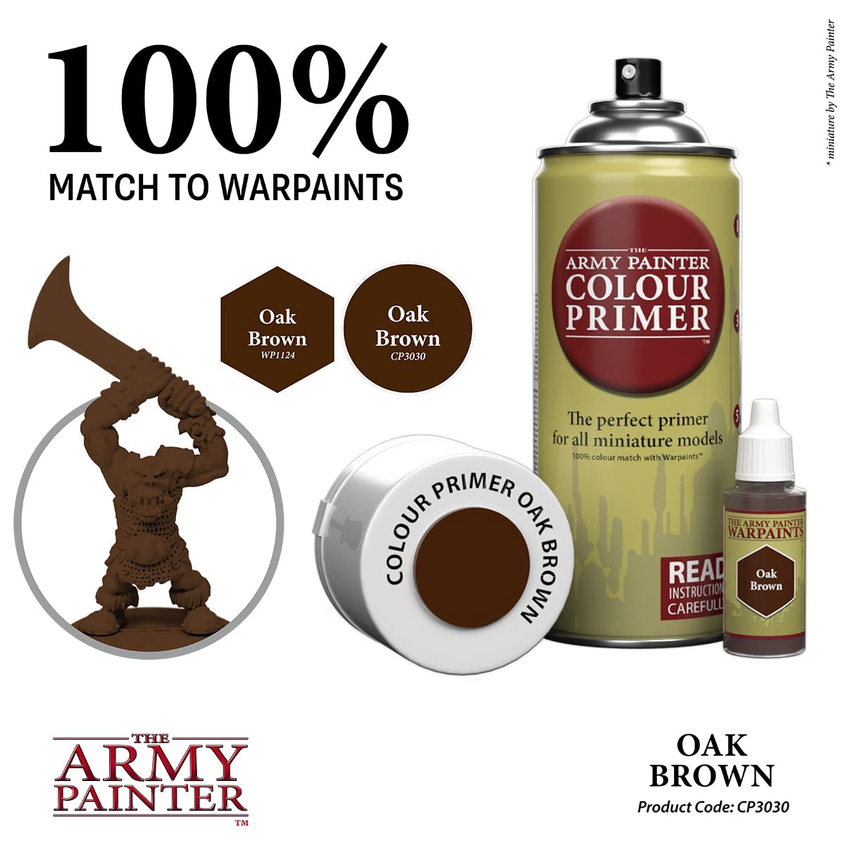THE ARMY PAINTER Colour Primer Oak Brown — Spray acrylique 400 ml – Image 3
