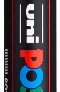 Uni-Ball 182551 - Marqueur POSCA PC-5M, pointe ogive moyenne, bleu foncé, 1 pièce