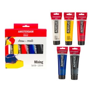 AMSTERDAM Standard Series — Set de mélange acrylique 5 x 120 ml