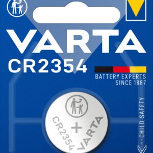 VARTA Piles Bouton CR2354, lot de 1, Lithium Coin, 3V, emballage sécurisé pour les enfants, pour petits appareils électroniques - clés de voiture, télécommandes, balances