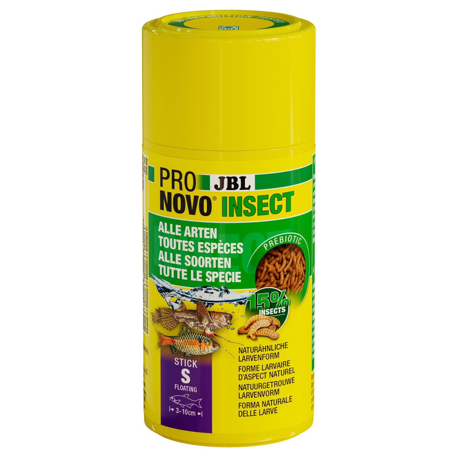 JBL PRONOVO INSECT STICK — Aliment pour poissons d’aquarium 100 ml