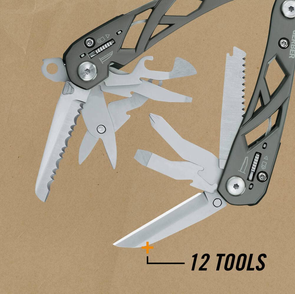 GERBER Suspension — Pince multifonction 12 outils Noir – Image 3