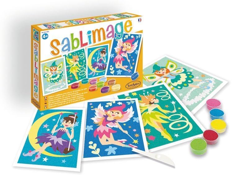 SENTOSPHÈRE Sablimage — Kit créatif 4 tableaux Fées – Image 3