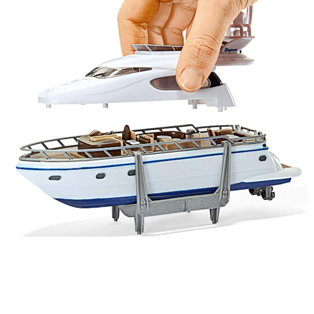 SIKU 1849 — Transporteur de poids lourds avec yacht 1:87 – Image 6