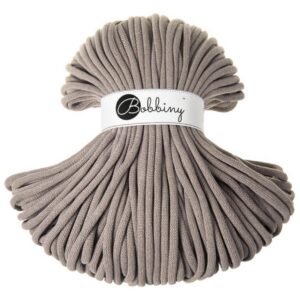 Bobbiny Corde Macramé Tressée Jumbo 9mm (Coffee) 100m