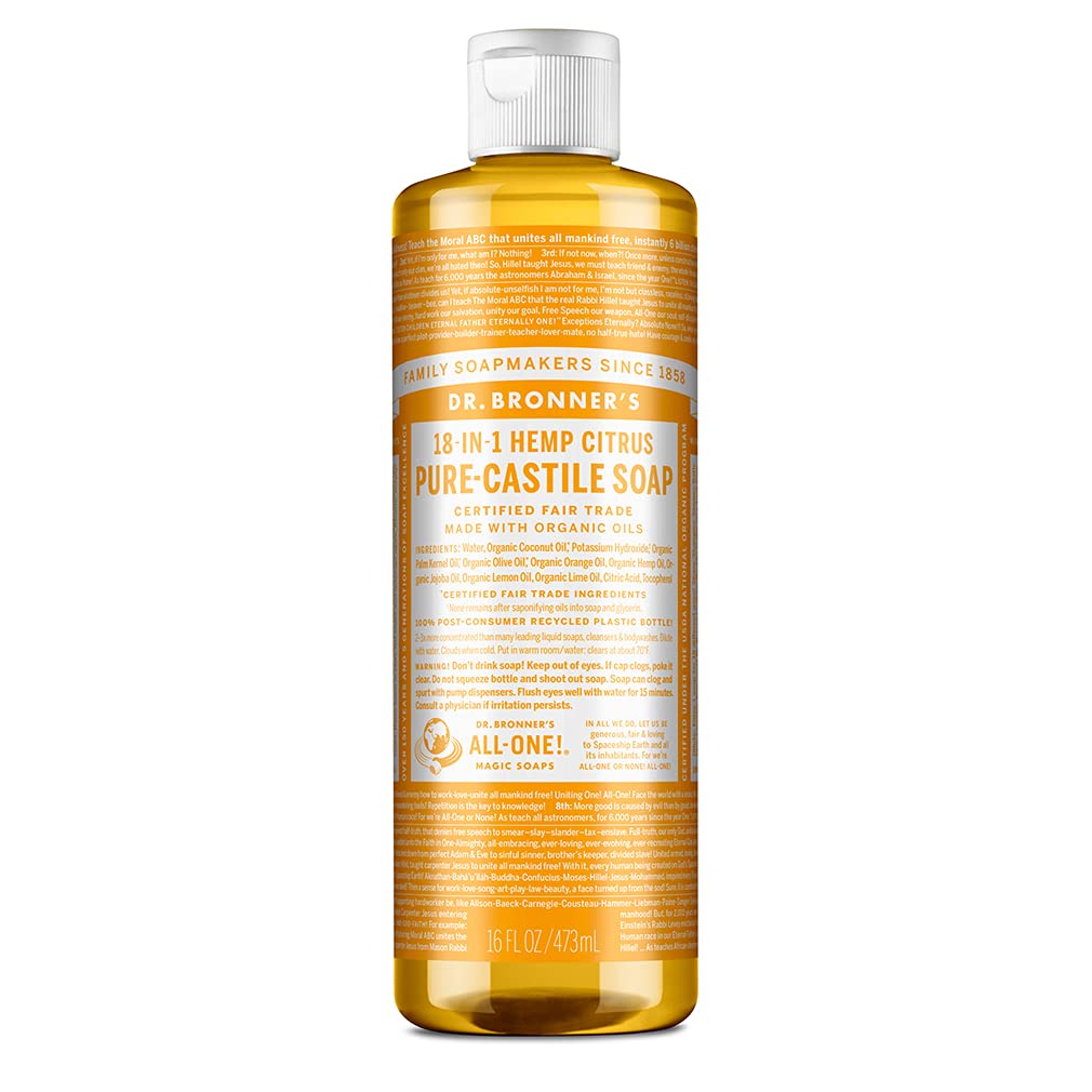 Organic Citrus Castile Liquid Soap - 473ml
