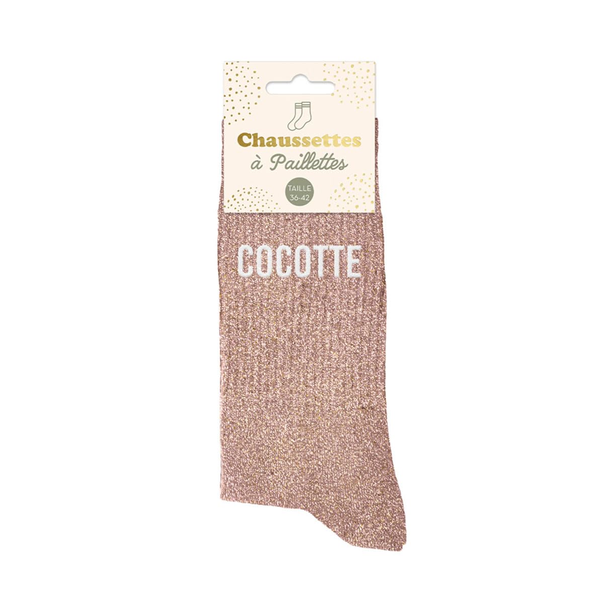 STC — Chaussettes à Paillettes Rose 36-42 EU – Image 2