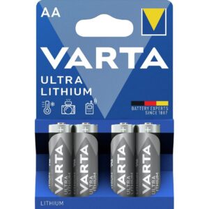 VARTA Lot de 3 Blisters de 4 piles Lithium LR6/AA
