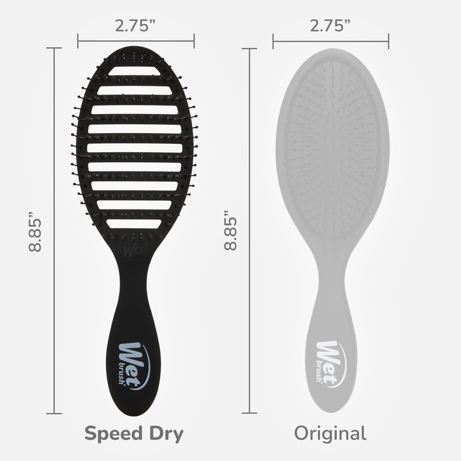 WET BRUSH Speed Dry — Brosse démêlante noire – Image 4