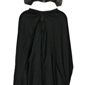 RUBIE'S DC officiel - BATMAN - Kit déguisement Cape noire + Masque noir PVC pour enfant - Taille unique - à l'effigie du super héros Batman Carnaval