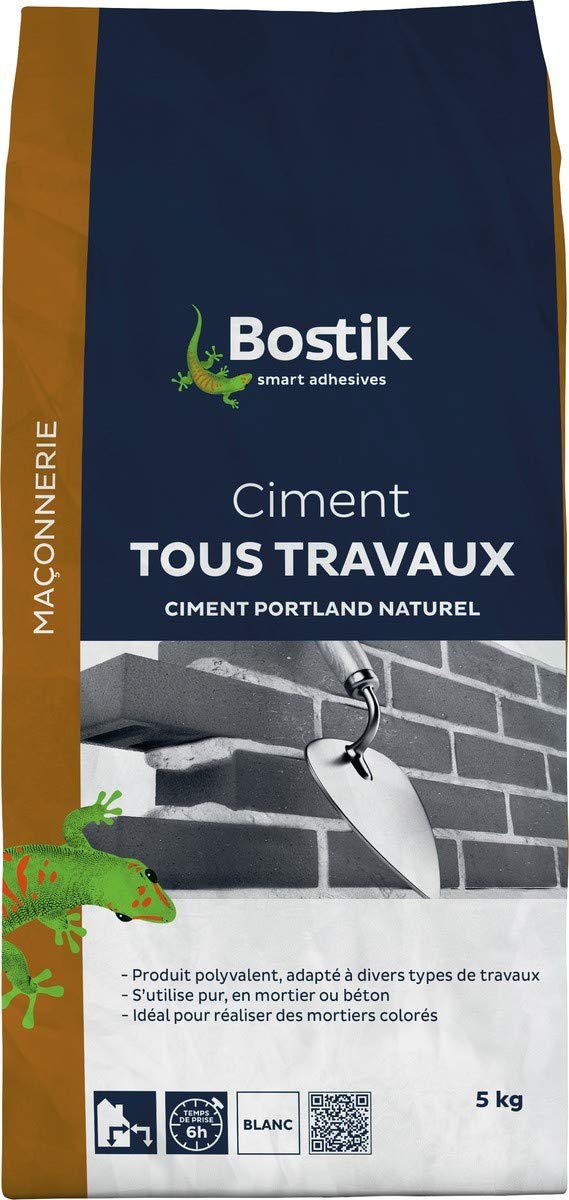 BOSTIK — Sac de ciment gris tous travaux 5kg – Image 3
