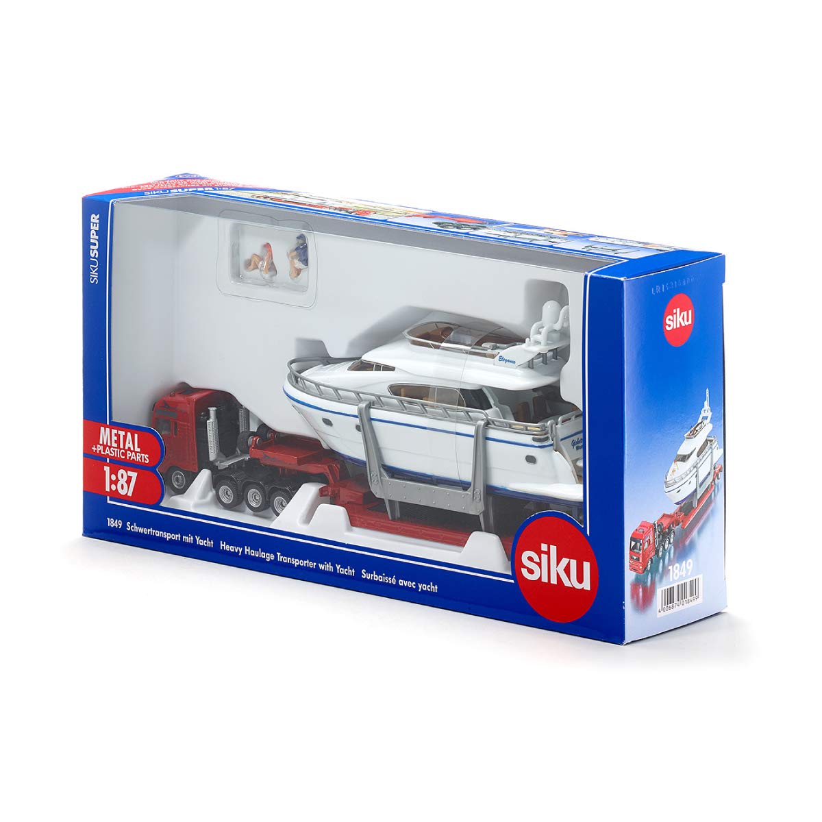 SIKU 1849 — Transporteur de poids lourds avec yacht 1:87 – Image 7
