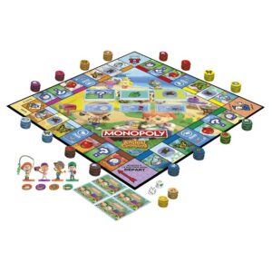 Alternative view of HASBRO Gaming Monopoly — Jeu de Plateau Animal Crossing