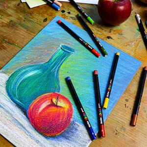 Alternative view of POSCA Uni Pastel — Crayon de couleur à la cire rouge