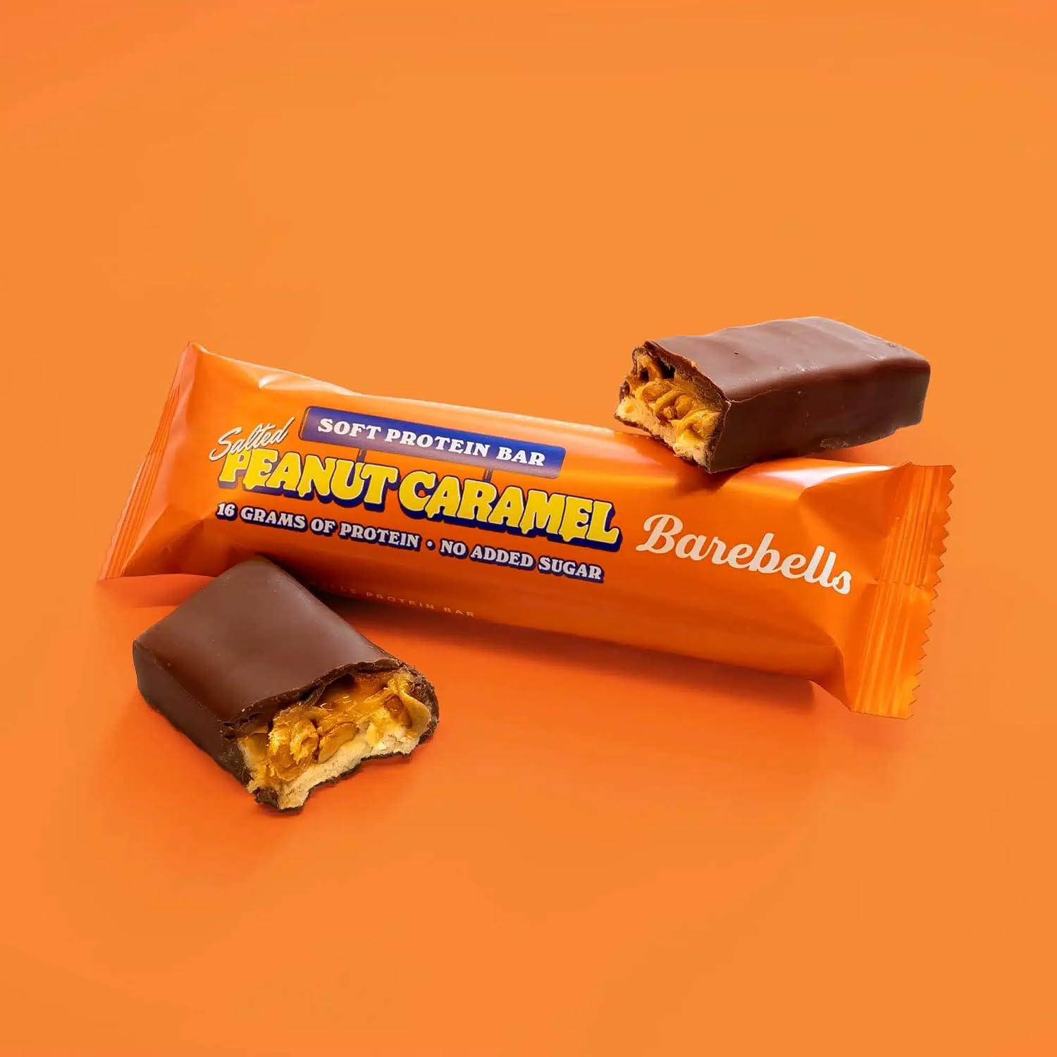 Barebells | Soft Protein Bar (55g) | Barres protéinées | Collation protéinée et gourmande - Salted Caramel Peanut – Image 5