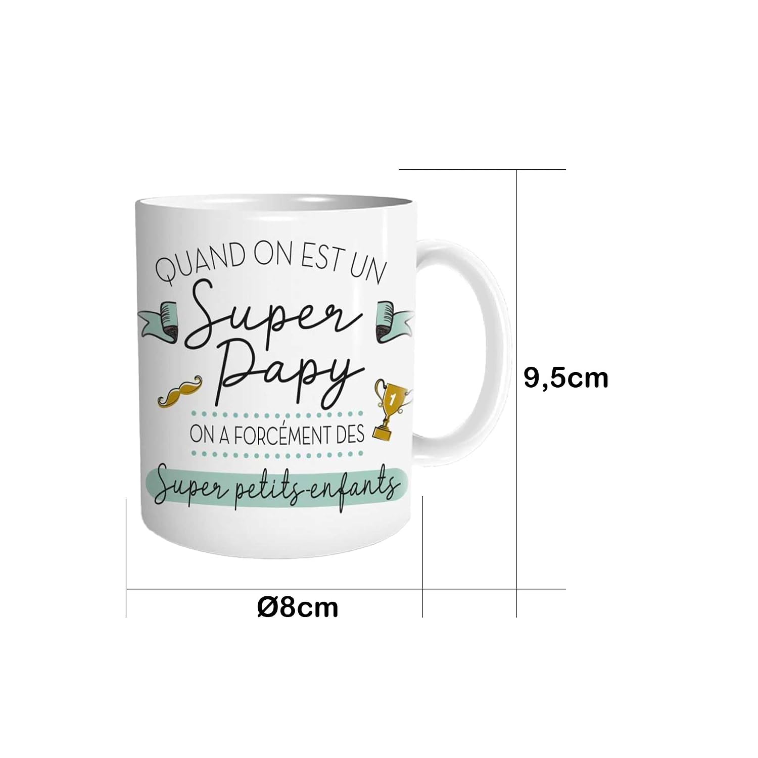 STC — Mug Super Papy 250ml – Image 4
