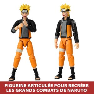 Alternative view of BANDAI Anime Heroes — Figurine Naruto Uzumaki 17 cm