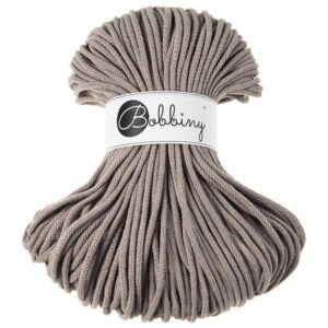 Bobbiny Corde Macramé Tressée Premium 5mm (Coffee) 100m