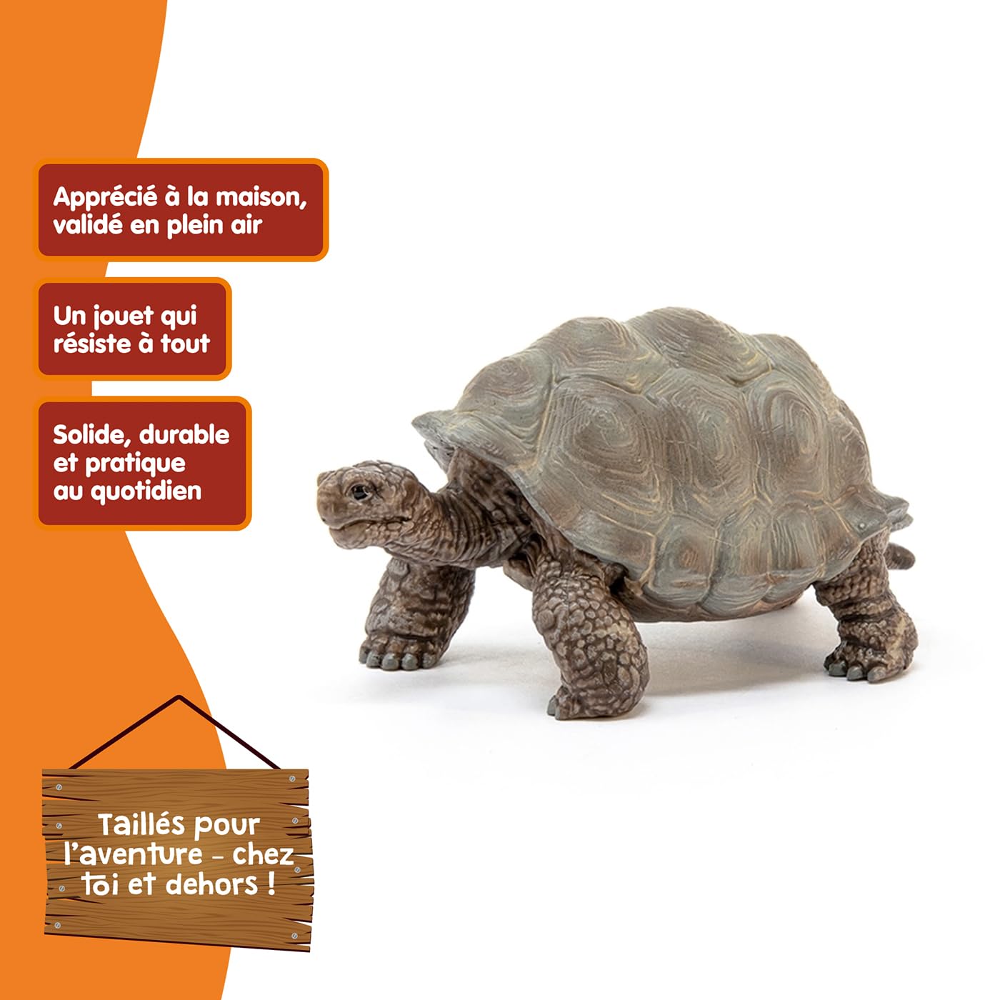 SCHLEICH Wild Life — Figurine Tortue Géante 8 x 4 x 4 cm – Image 3