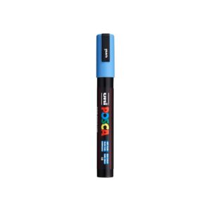 Uni-Ball Posca-Lot de 12 marqueurs Uni-Ball Posca Pointe Moyenne 2,5mm Bleu Ciel