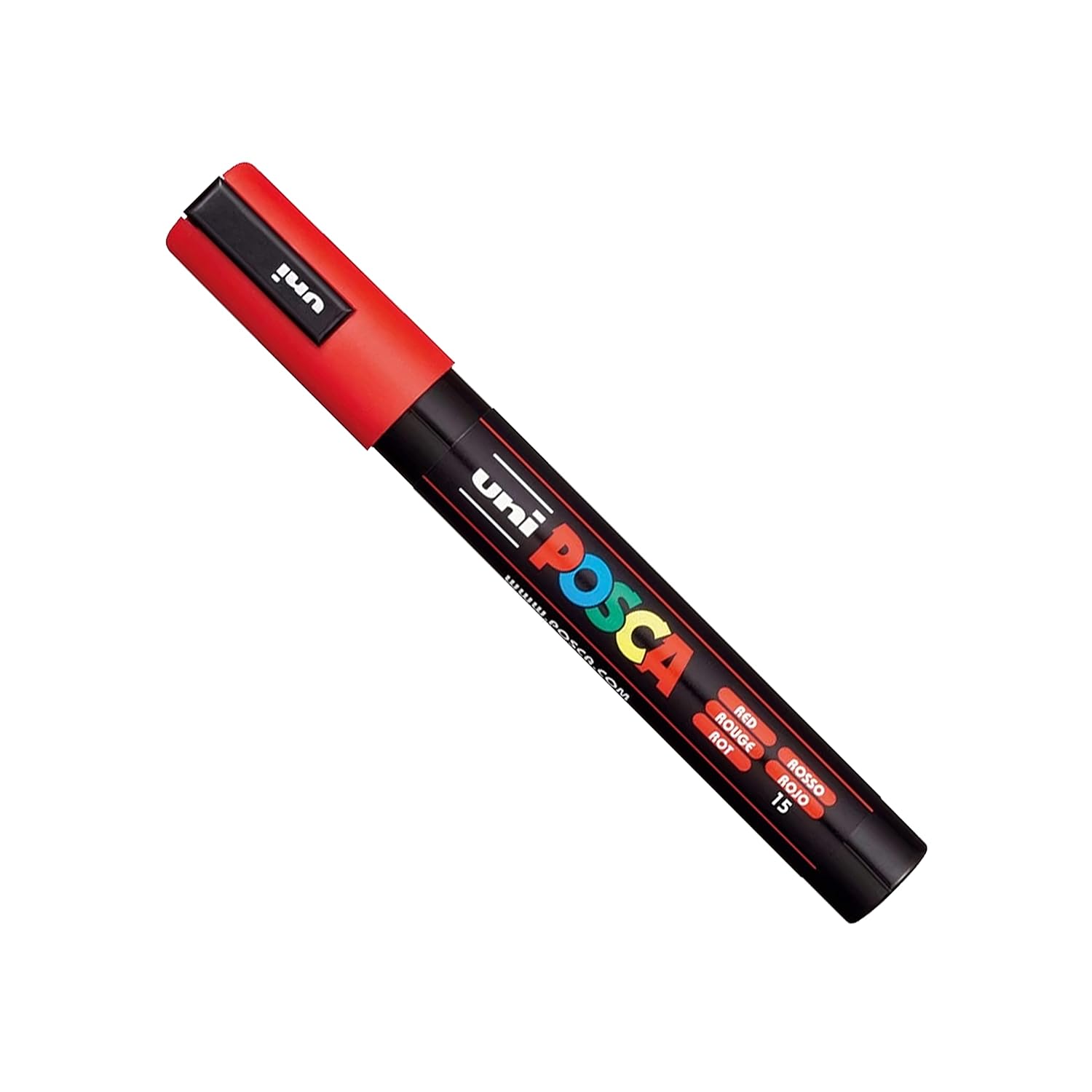 Lot de 33 marqueurs de couleur PC-5M dans des tubes en plastique transparent - Posca – Image 4
