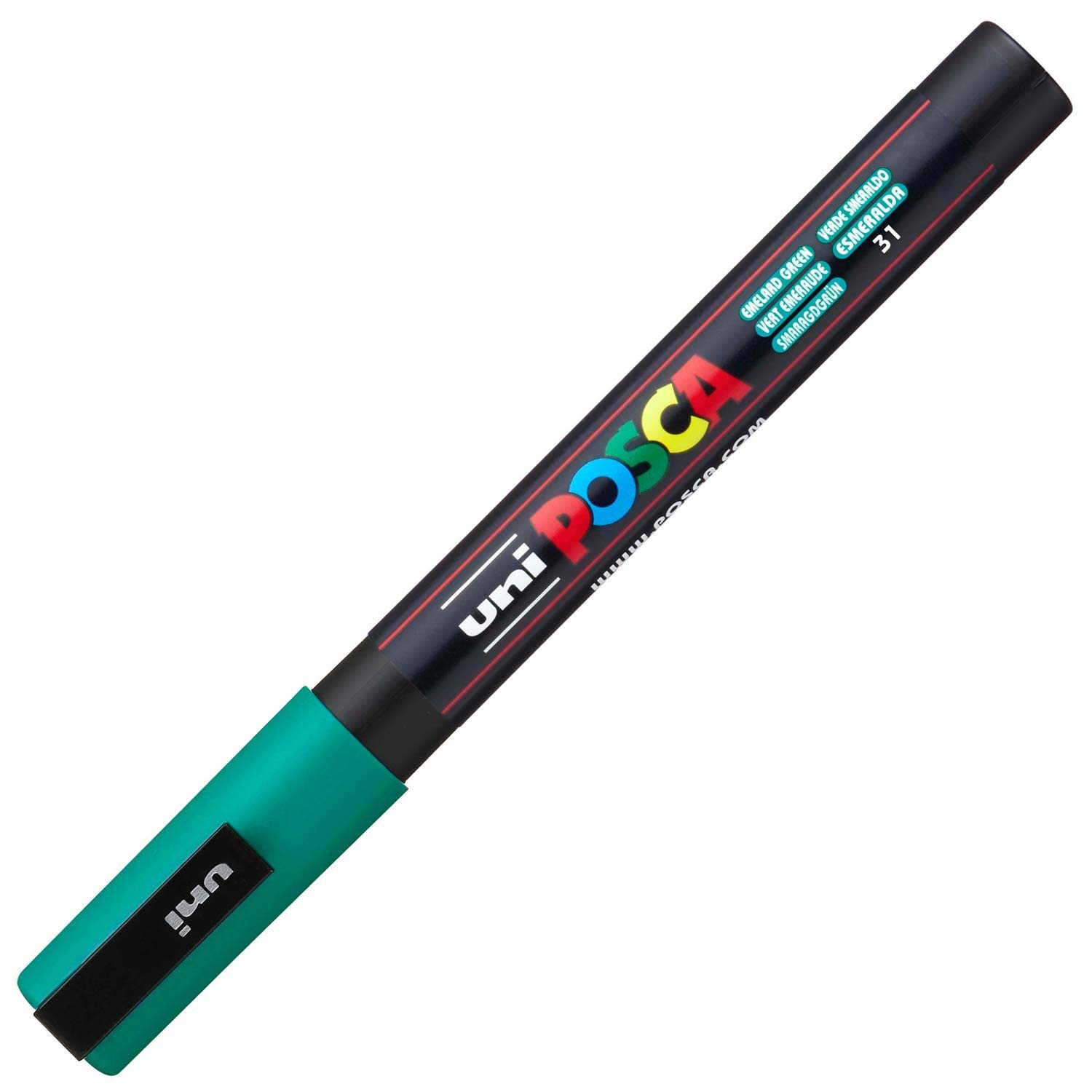 Uni-Ball marqueur peinture PC-3M, vert émeraude