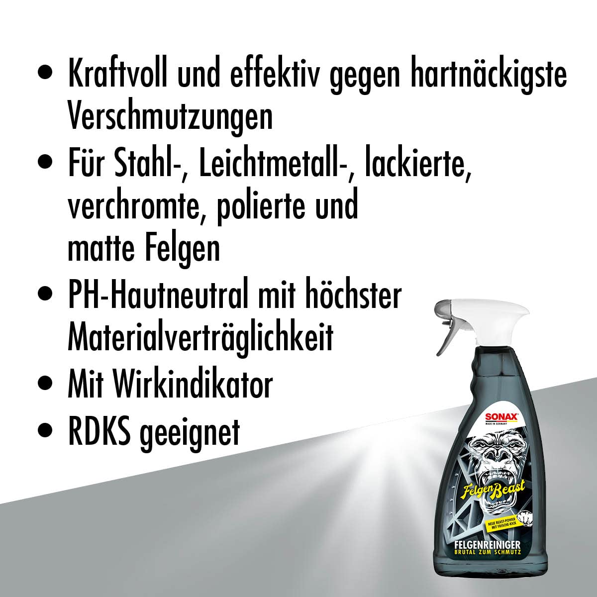 SONAX Beast — Nettoyant Jantes 1L – Image 2