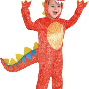 Amscan - 844660-55 - Déguisement Dinosaure Taille (3-4 ans)