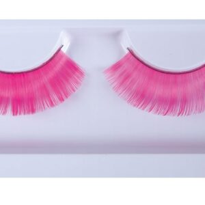 P'TIT CLOWN - Faux-Cils Auto-Adhésifs - Sans Colle - Facile à Mettre - Accessoire Maquillage Déguisement Carnaval, Cosplay, Halloween, Fêtes Costumées, Spectacle, Danse, Théâtre (Rose)