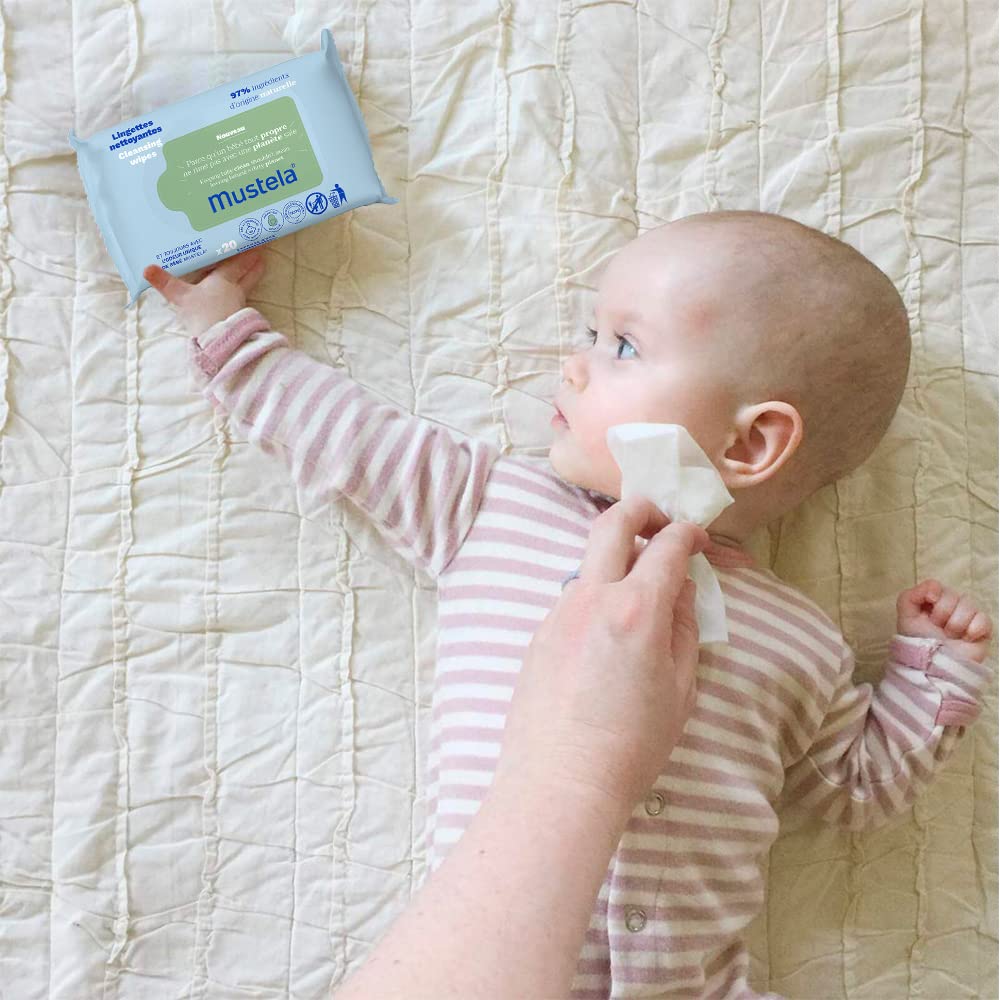 Mustela Lingettes Nettoyantes x60 – Image 3