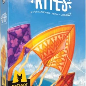 Asmodee - Kites - Jeu de Société Coopératif pour Enfants Dès 10 Ans - Jeu de Cartes et Rapidité - Réalisez Le Plus Beau Spectacle de Cerfs-Volants - 2 À 6 Joueurs - 10 Min - en Français - Matagot