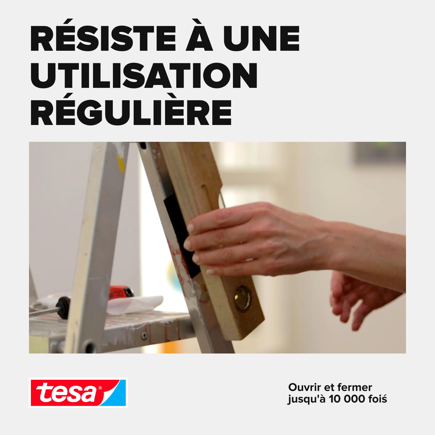 TESA On & Off — Bande auto-agrippante extra forte 50 mm x 100 cm – Image 5