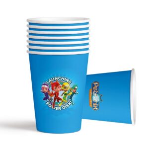 P’TIT CLOWN - Accessoires Décoration d’Anniversaire Enfant - Petronix Defenders - Licence Officielle - Assiettes, Gobelets, Serviettes, Confettis, Sachets, Cartes d’Invitation (Gobelet x8)